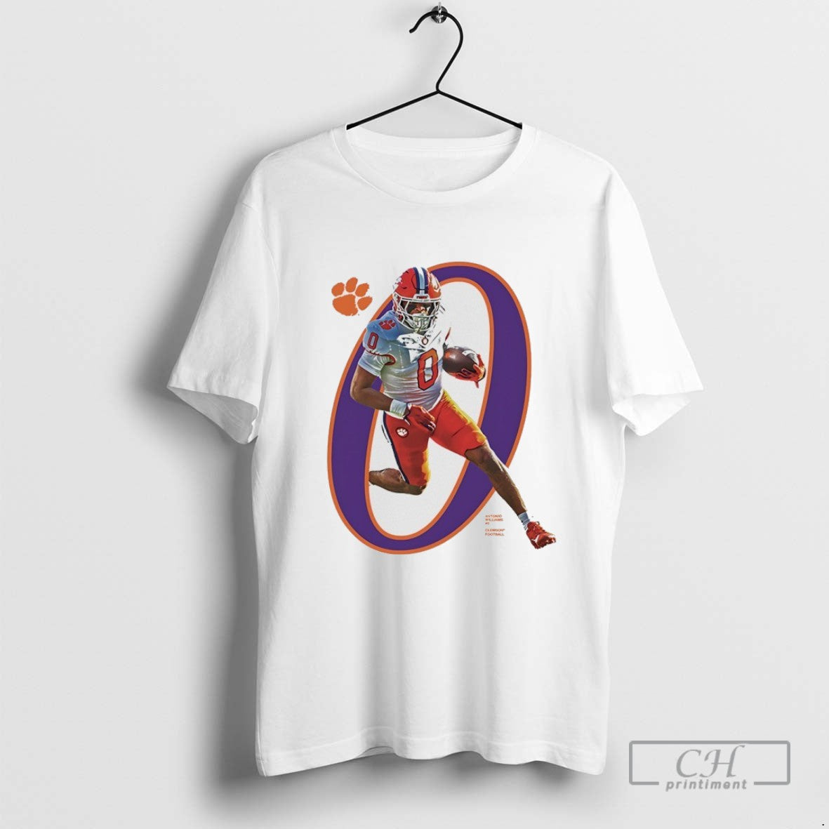Antonio Williams 0 Clemson Tigers 2025 Ncaa Player Sweatshirt Unique