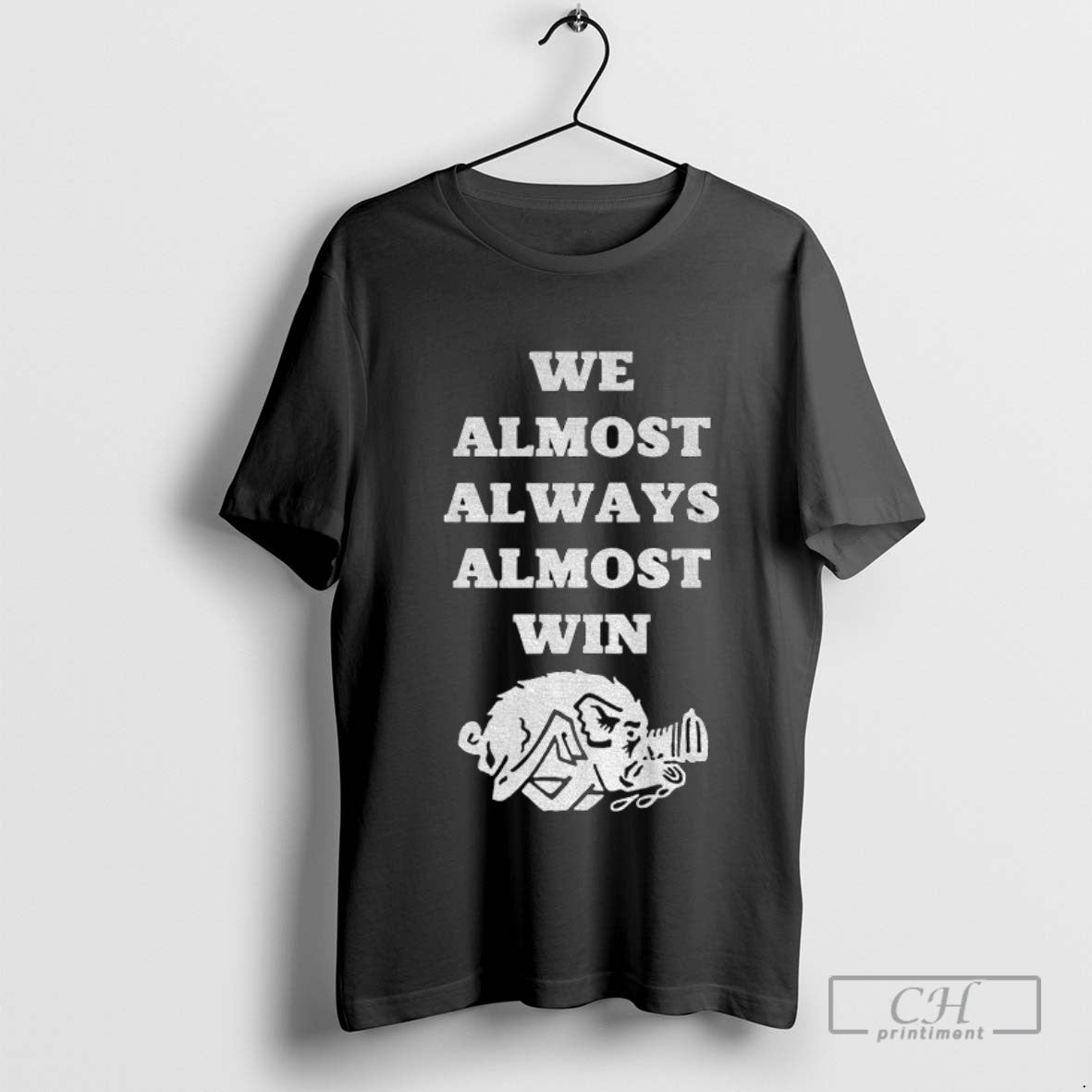 Arkansas Razorbacks Football We Almost Always Almost Win Tank Top