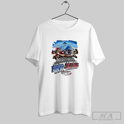 Arkansas Razorbacks Vs Memphis Tigers Football Game Day 2025 Tank Top