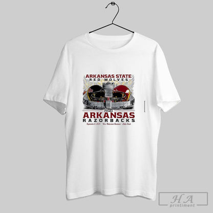 Arkansas State Red Wolves Vs Arkansas Razorbacks Football Game Day