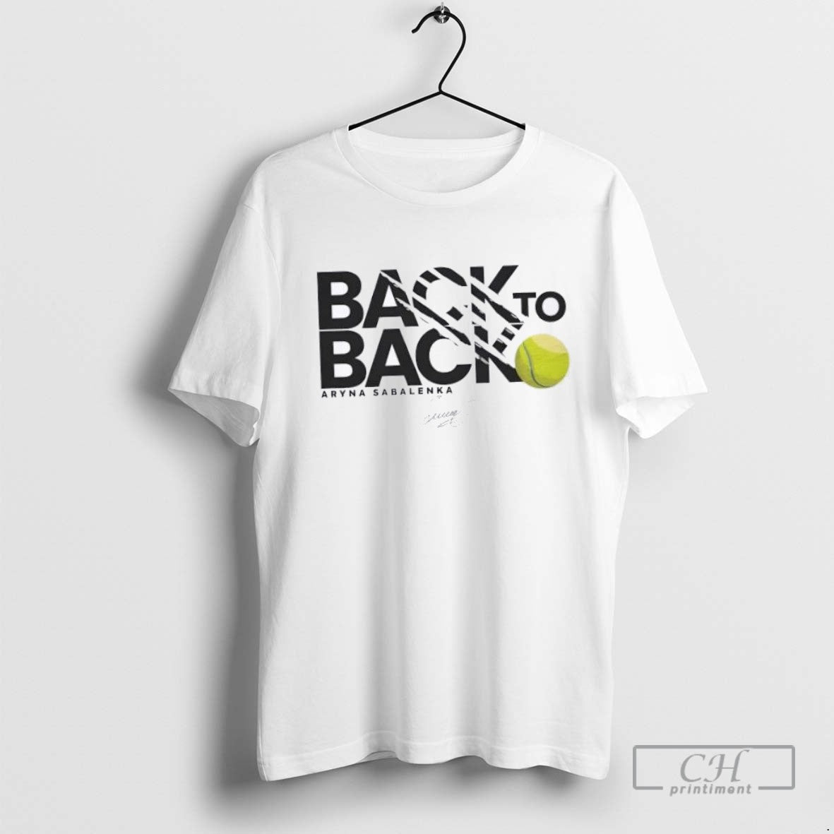 Aryna Sabalenka Back To Back Solid Signature Tee Premium Outfit
