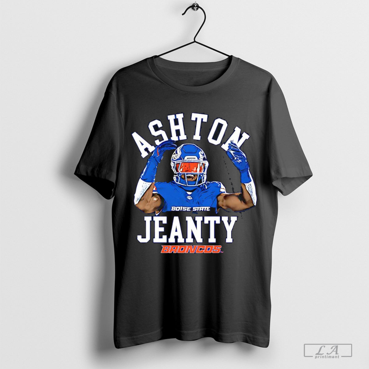 Ashton Jeanty Boise State Broncos Signature Long Sleeve Authentic