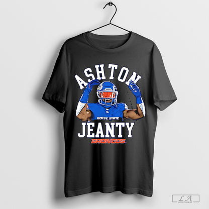 Ashton Jeanty Boise State Broncos Signature Long Sleeve Authentic