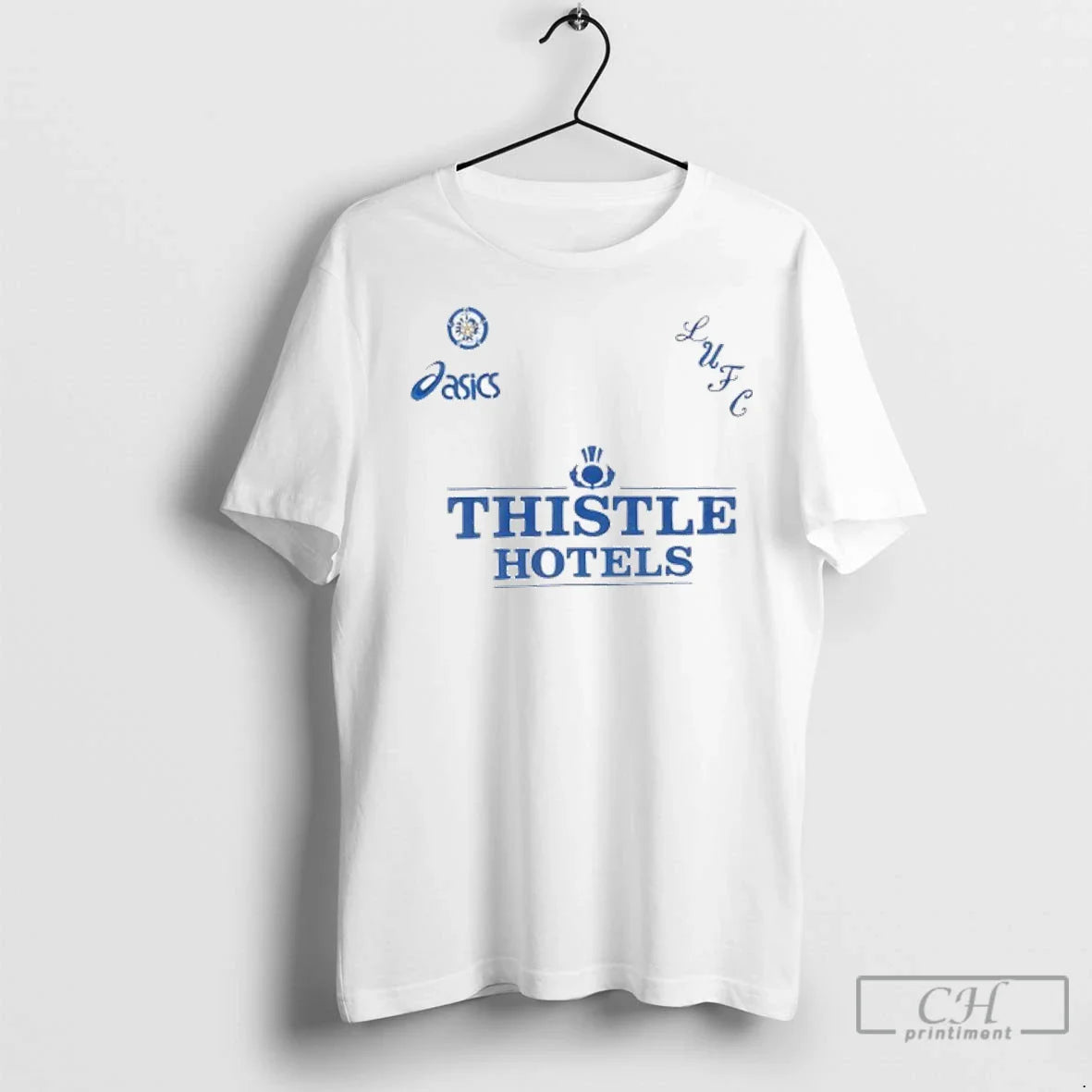 Asics Thistle Hotels Leeds United Home Football Ladies Tank Top