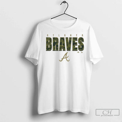 Atlanta Braves Camo Mlb Postseason 2025 T Shirts Tee Stylish Merch