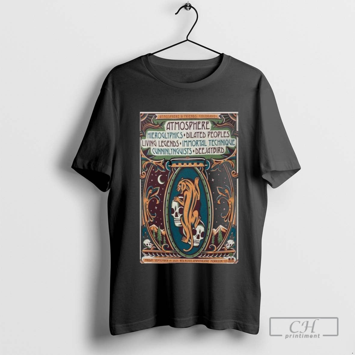 Atmosphere Friends 09 20 2025 Red Rocks Tee Classic Outfit