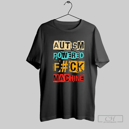Autism Powered Fck Machine Tank Top Modern Outfit