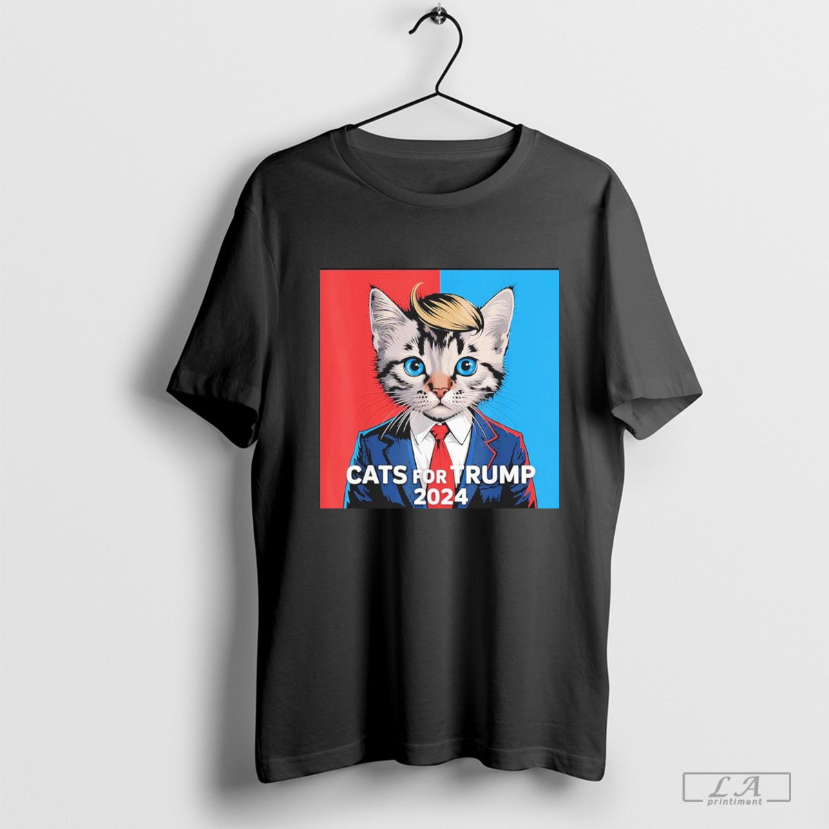 Awesome Cats Trump Tee Retro Fashion