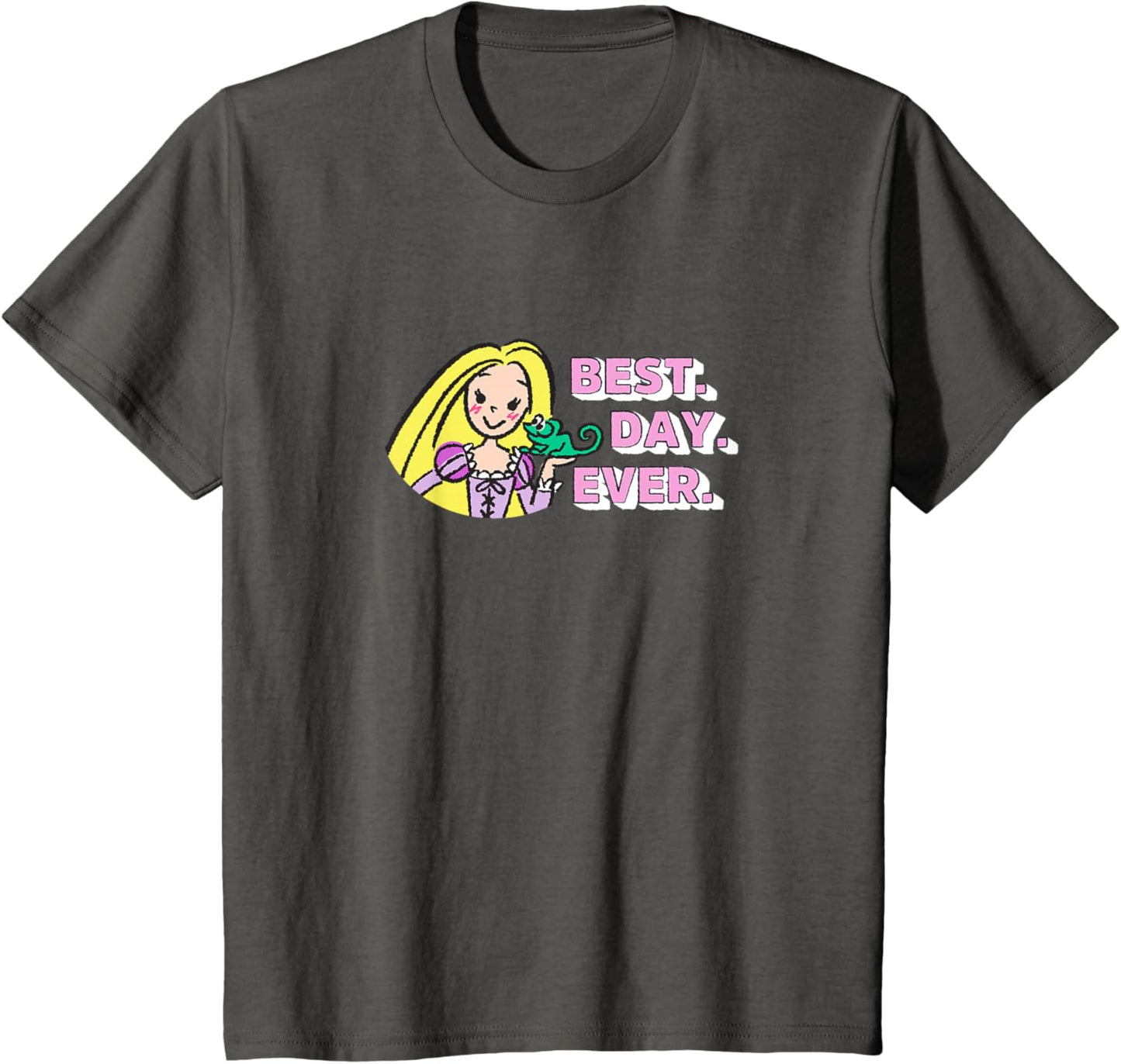 Kids Disney Tangled Rapunzel Pascal Cute Chibi Best Day Ever