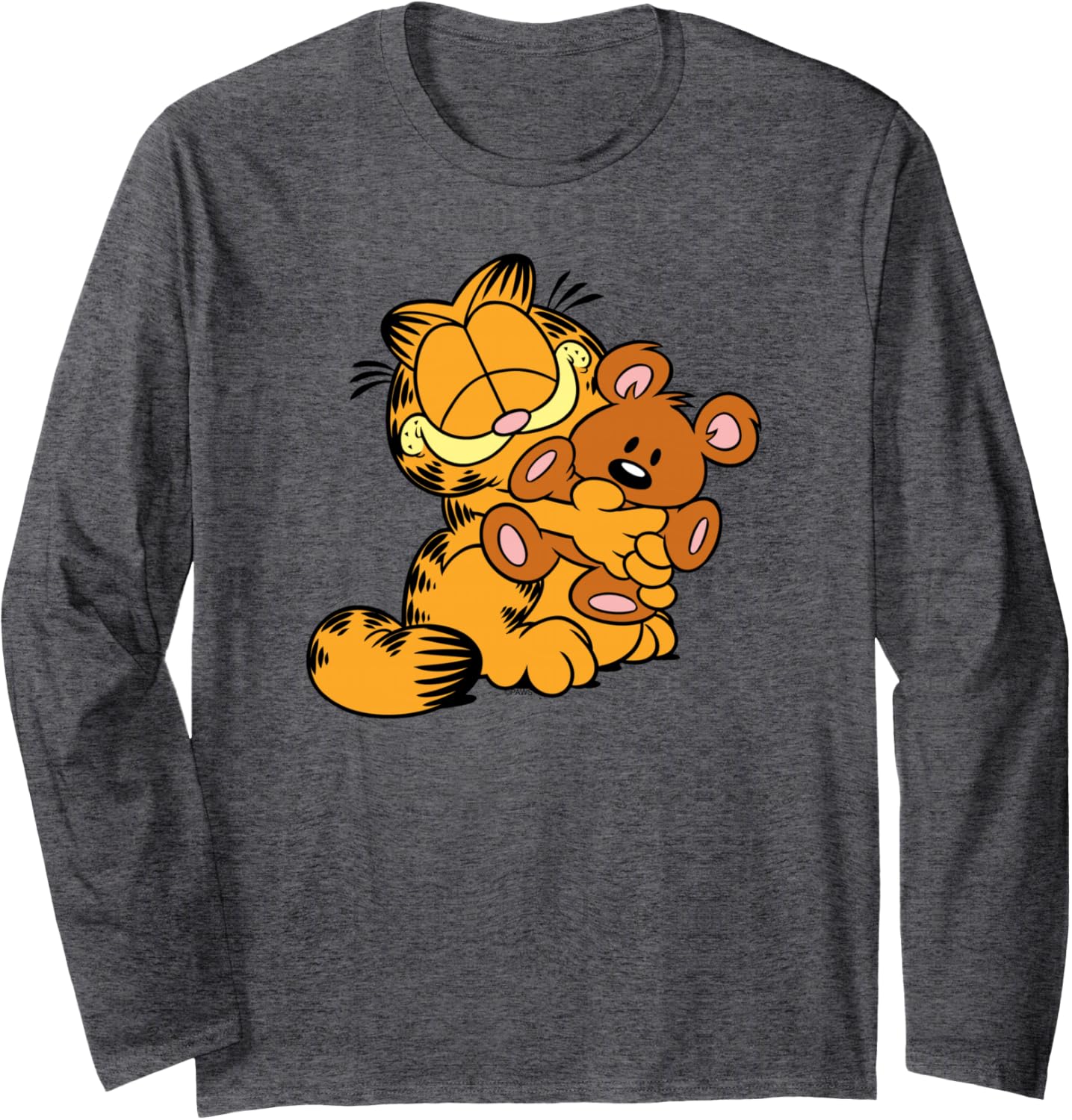 Garfield Hugging Pooky Cartoon Cat Long Sleeve