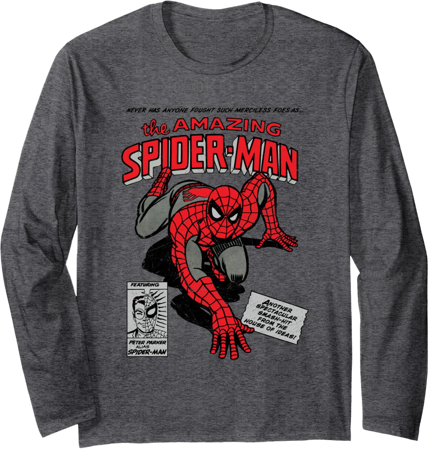 Marvel Spider-Man Retro Comic Long Sleeve