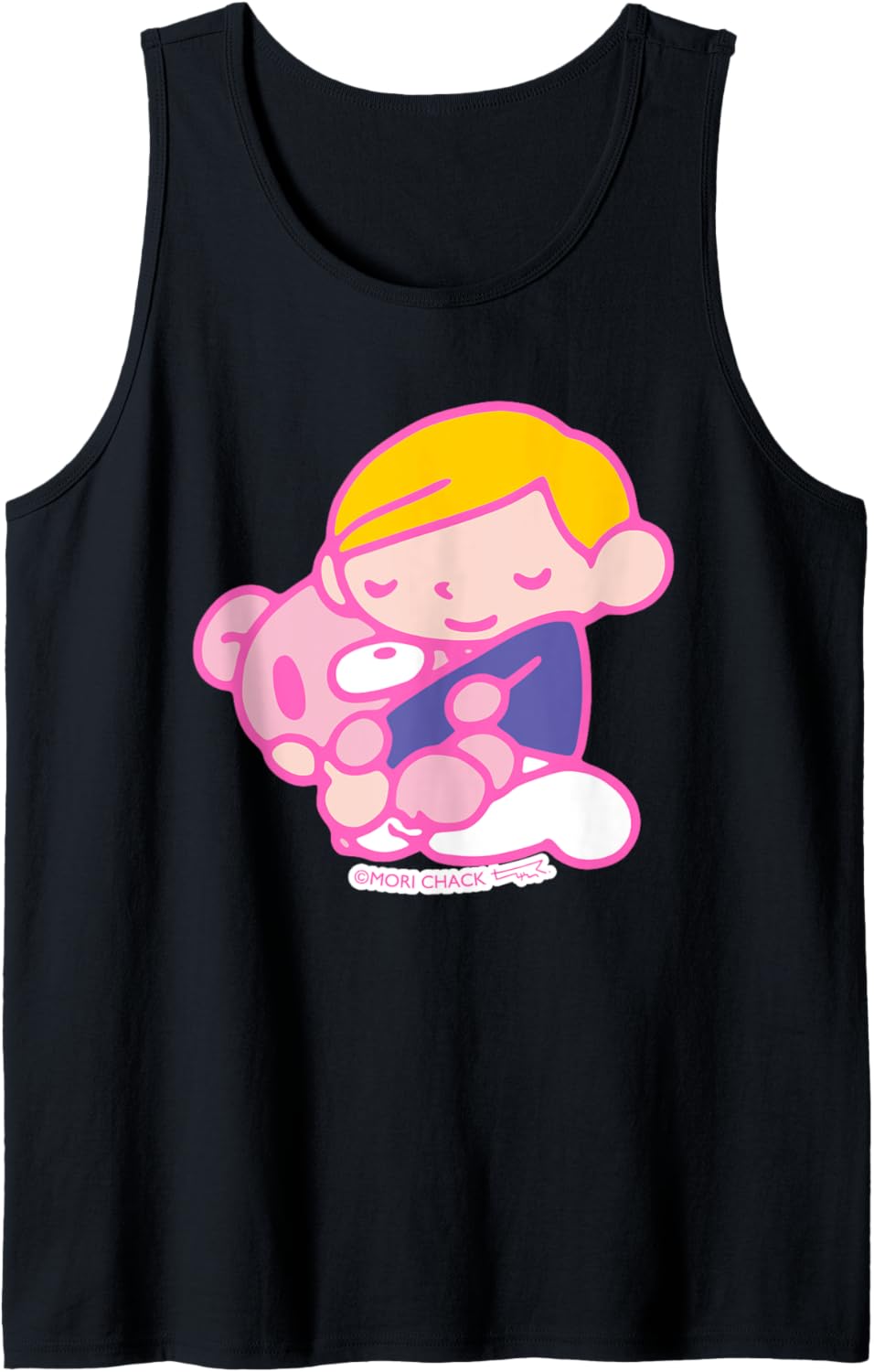 Baby Gloomy Naughty Grizzly In Pity's Arms Chibi Anime Tank Top