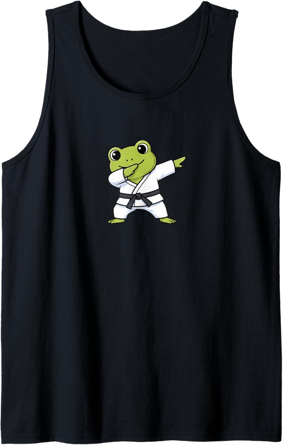 Cute Karate Frog Chibi Dabbing Martial Arts Design Tank Top