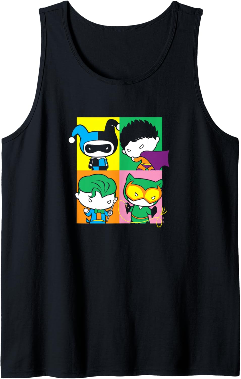 DC Comics Justice League Supervillain Chibi Group Box Ups Tank Top
