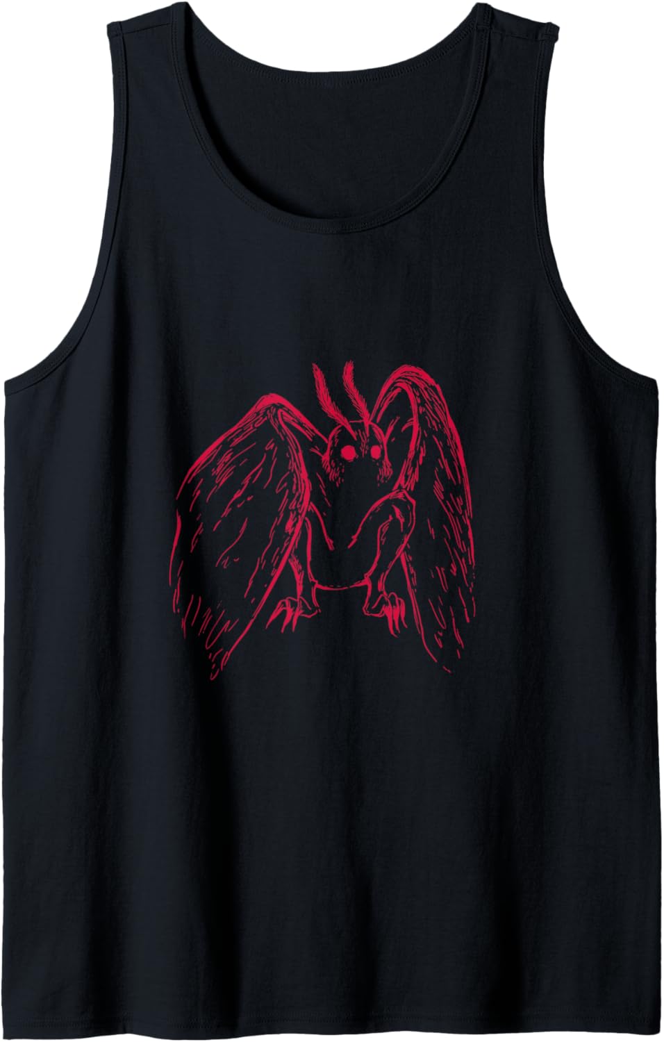 Minimalistic Chibi Demon Red Tank Top