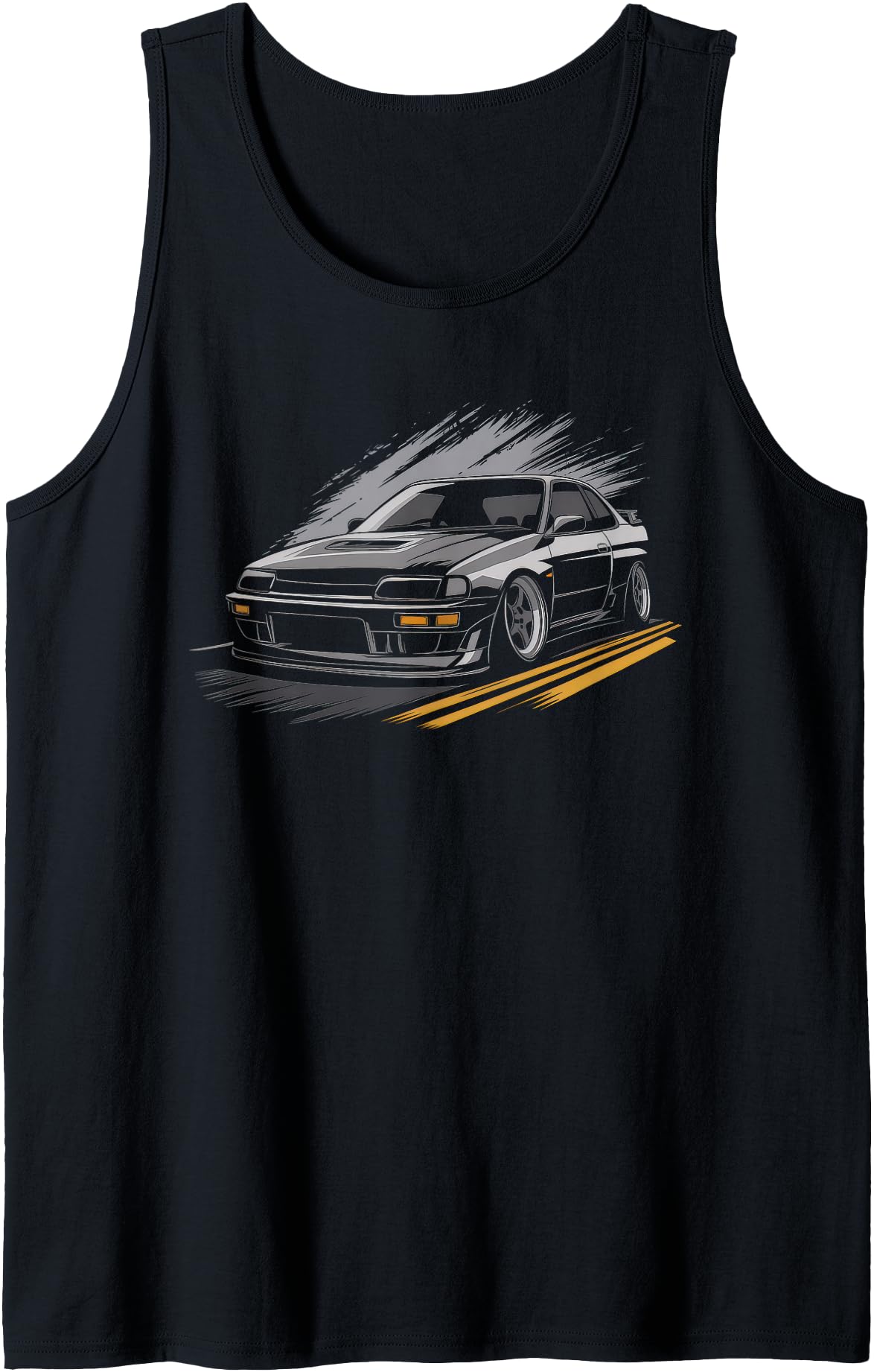 Japanese Car Tshirt Men JDM Japan Street Racing Streetwear Tank Top