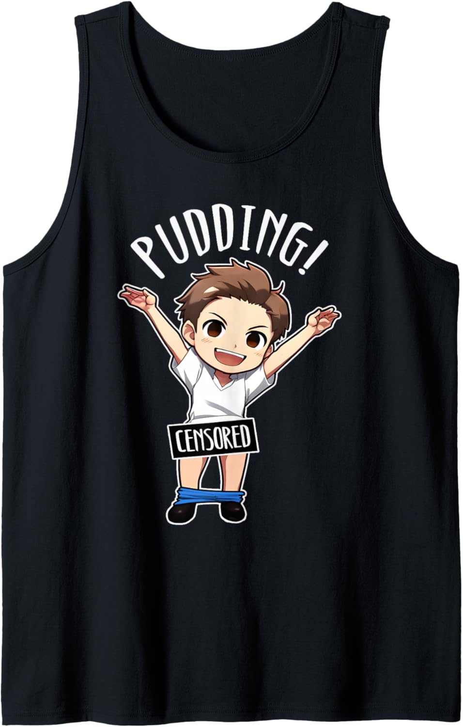 Chibi Pudding Scene Funny SPN Tank Top