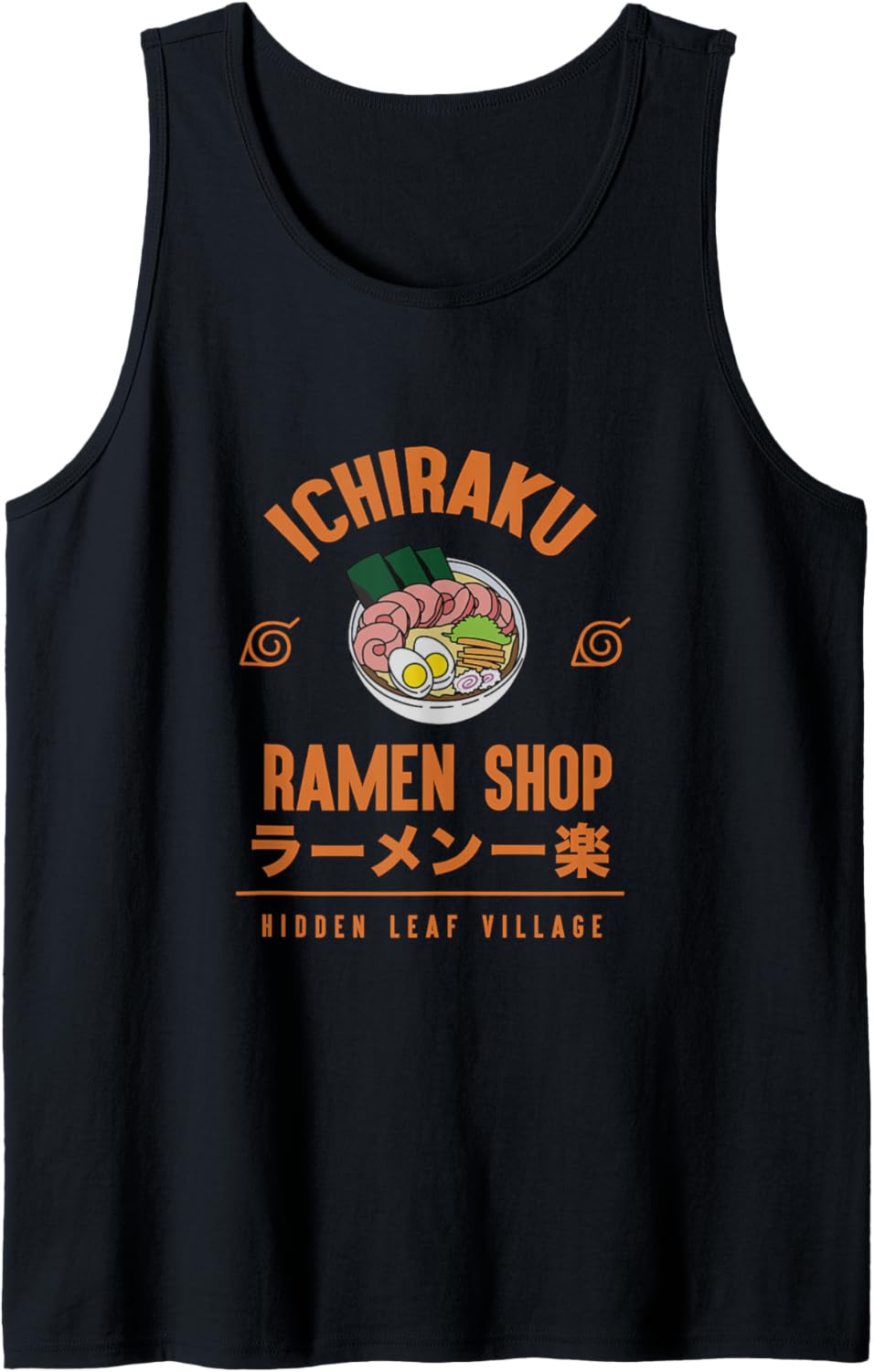 Naruto Shippuden Anime Cartoon Ramen Shop Tank Top