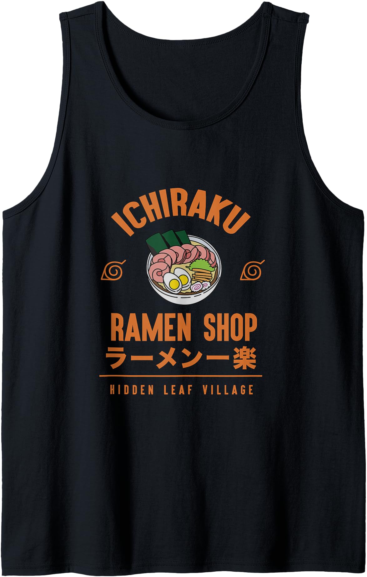 Naruto Shippuden Anime Cartoon Ramen Shop Tank Top