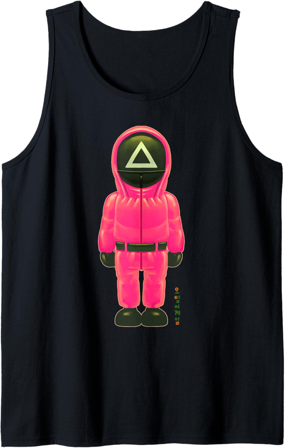 Squid Game The Pink Soldier Full Body Chibi Chest Portrait Tank Top