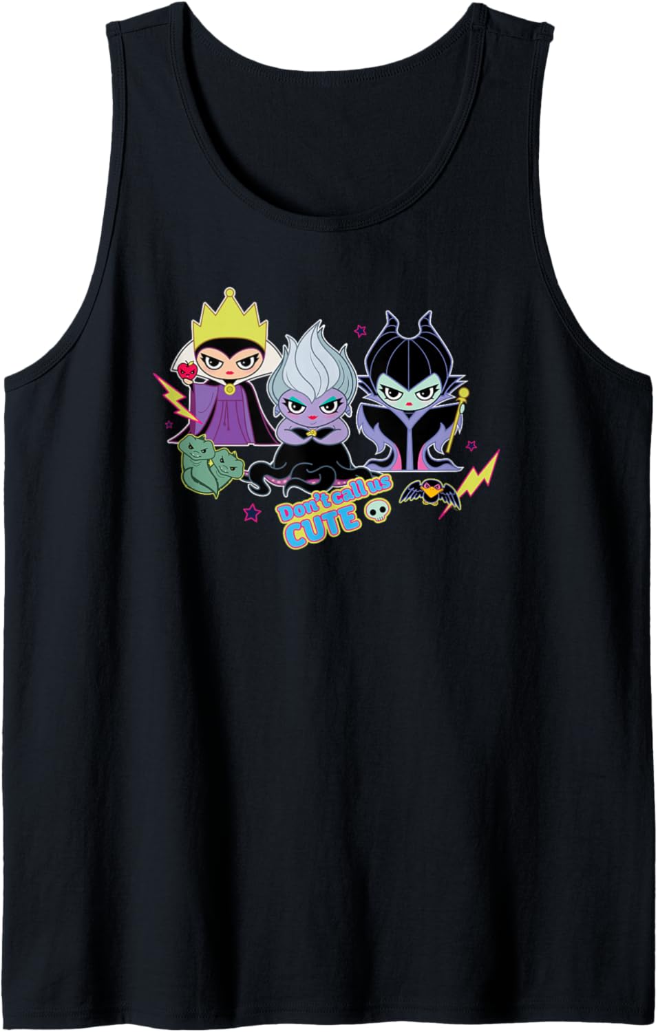 Disney Villains Chibi Don\u2019t Call Us Cute Tank Top