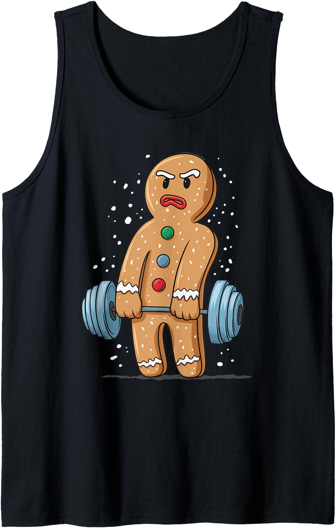 Gingerbread Weightlifting Workout Bodybuilding Tank Top