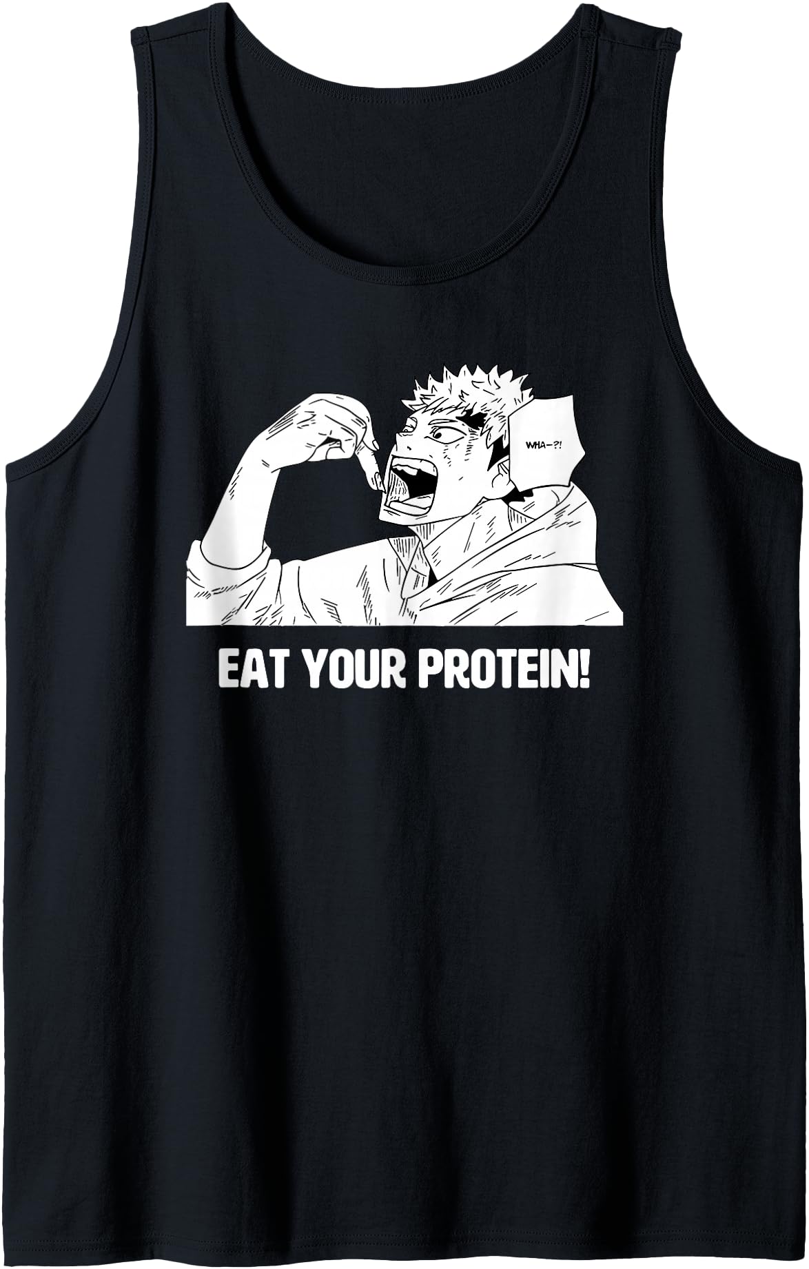 Eat Your Protein Anime Gym, Pump funny Tank Top