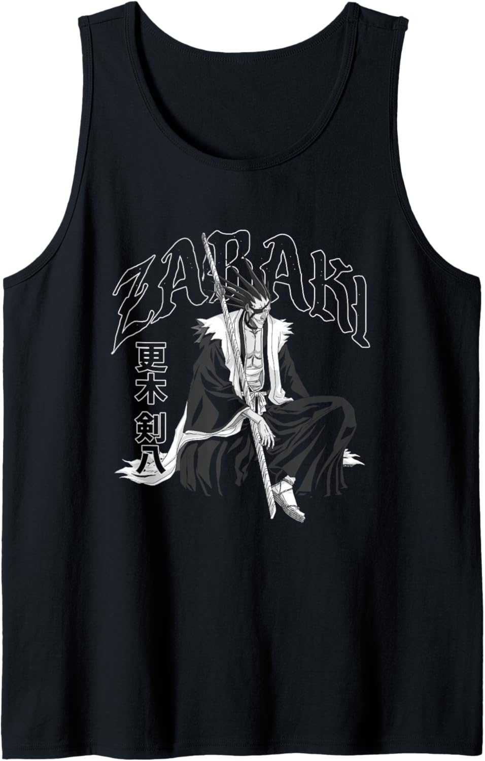 Bleach Zabaki Gothic Print Anime Tank Top