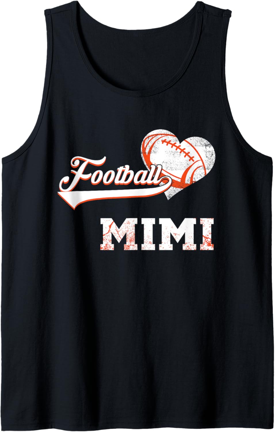 Football Mimi Family Football Player Vintage Christmas Xmas Tank Top