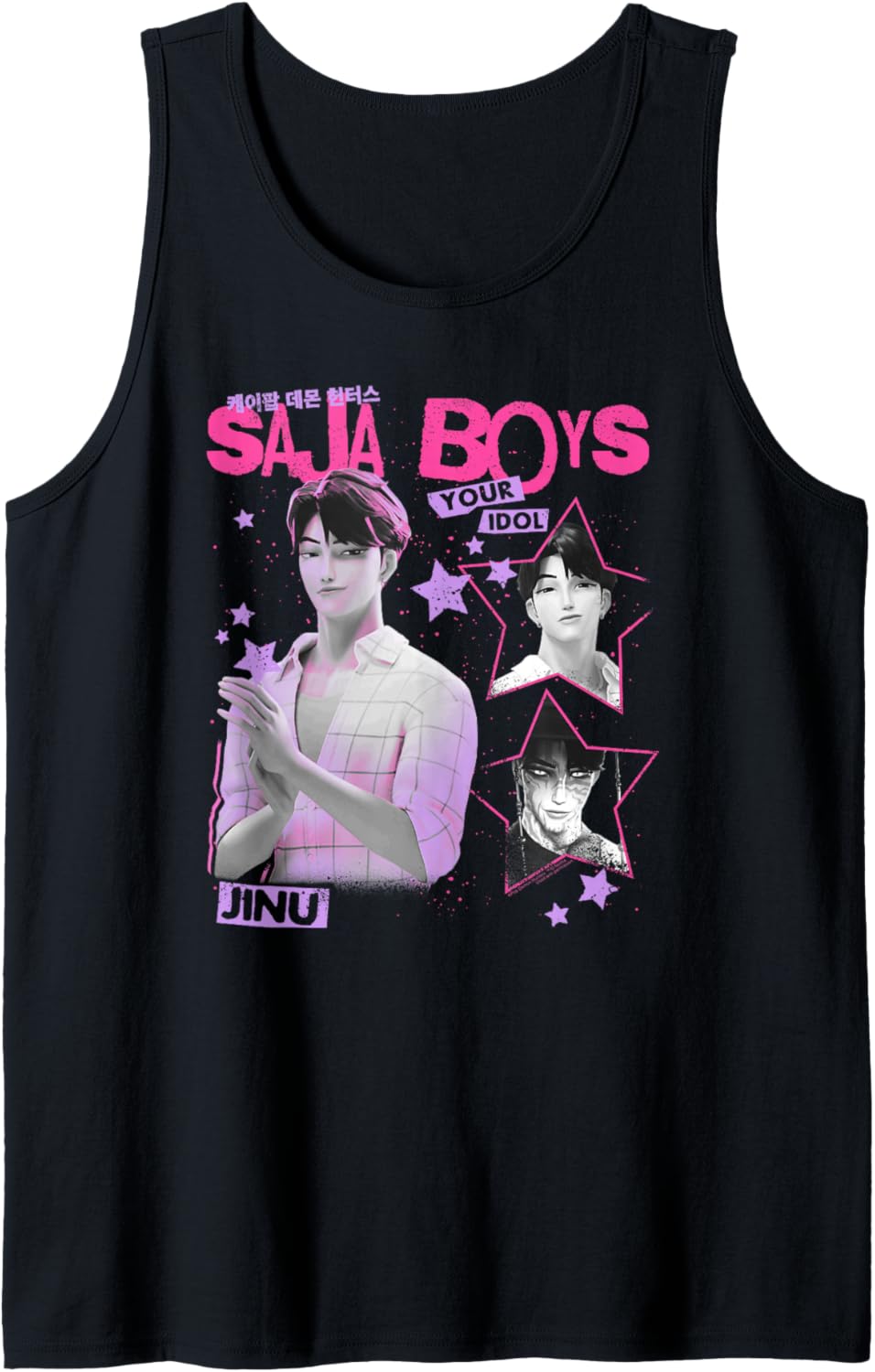 Kpop Demon Hunters Halloween Saja Boys Your Idol Jinu Tank Top