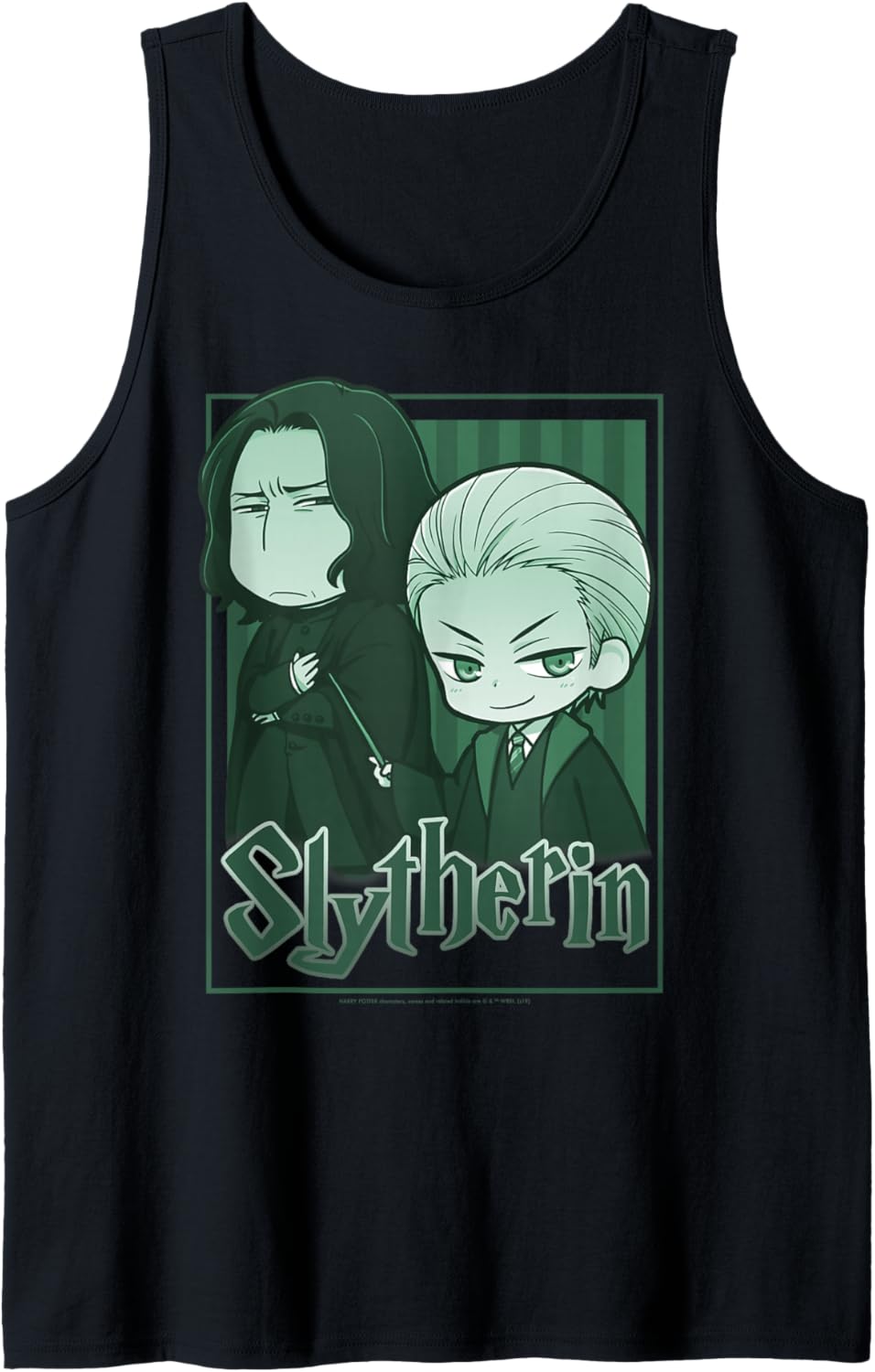 Harry Potter Slytherin Chibi Snape & Draco Tank Top
