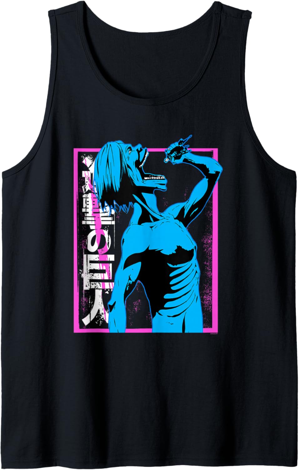 Attack on Titan Colorful Titan Eating Anime Tank Top