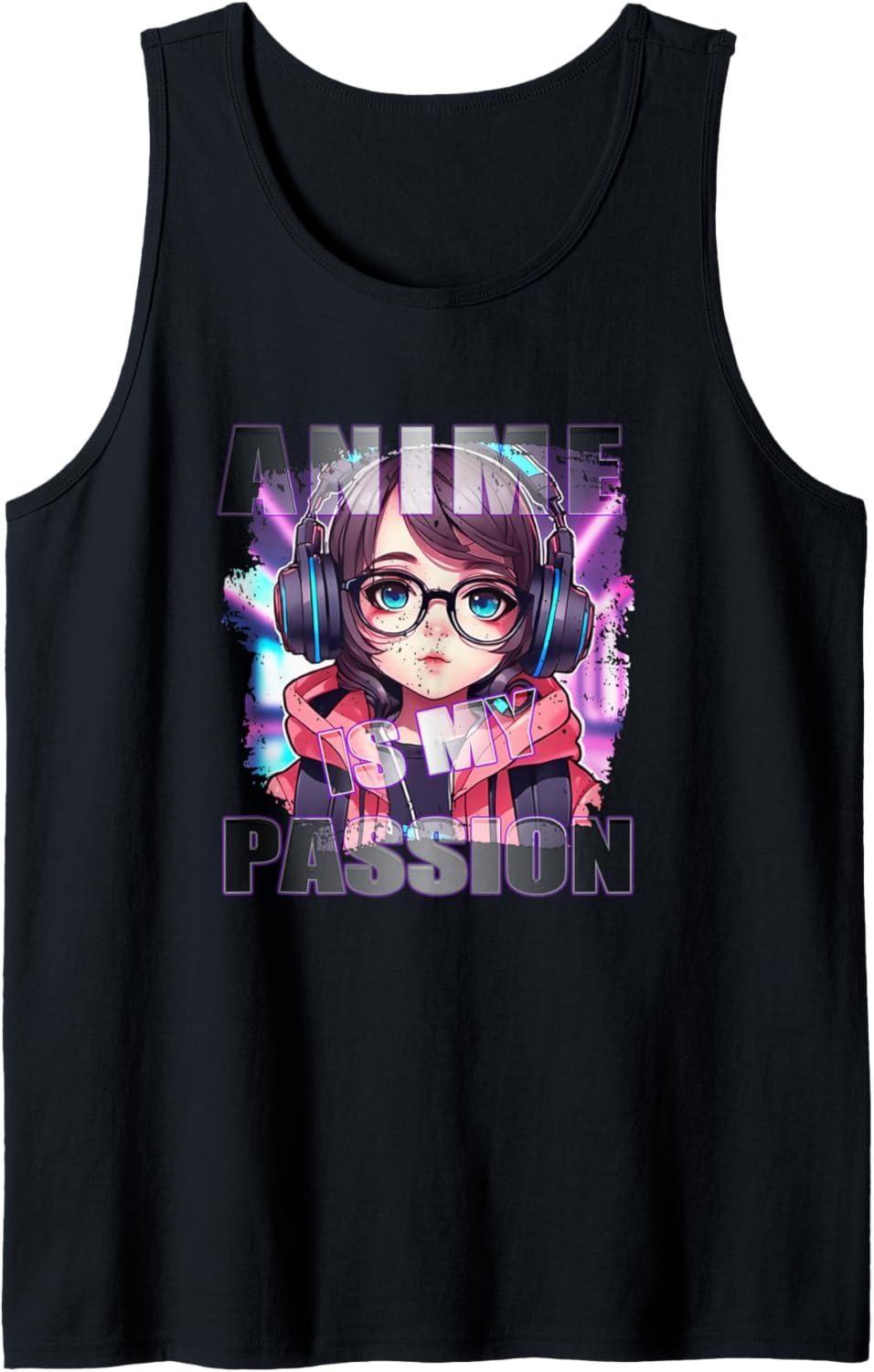 Anime Is My Passion - Kawaii Chibi Adorable Tank Top