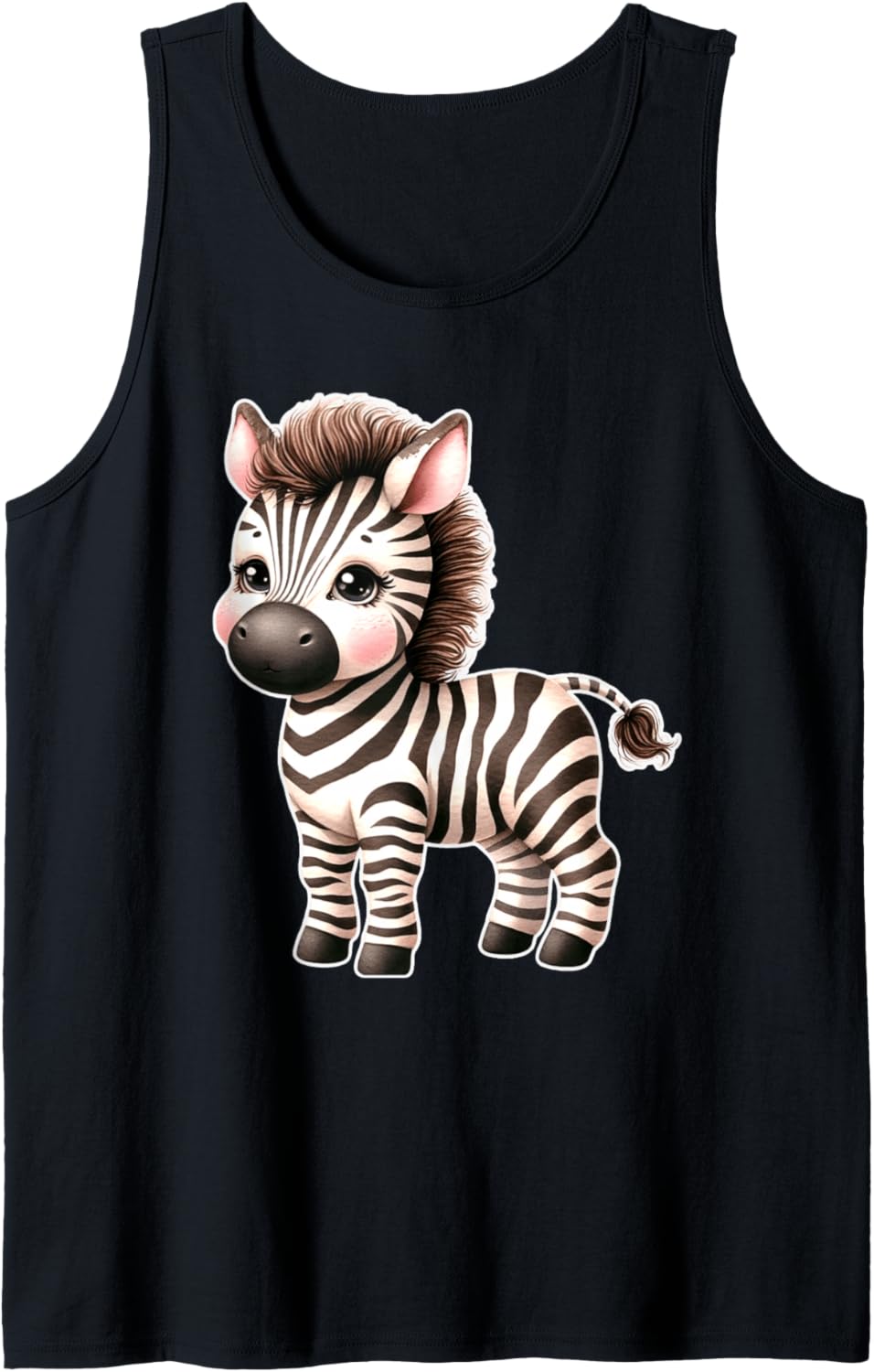Zebra Chibi Baby Tank Top