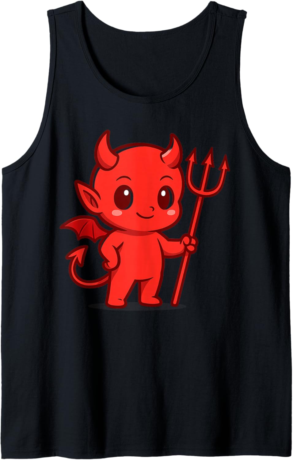 Cute Little Devil - Kawaii Chibi Demon Manga Design Tank Top