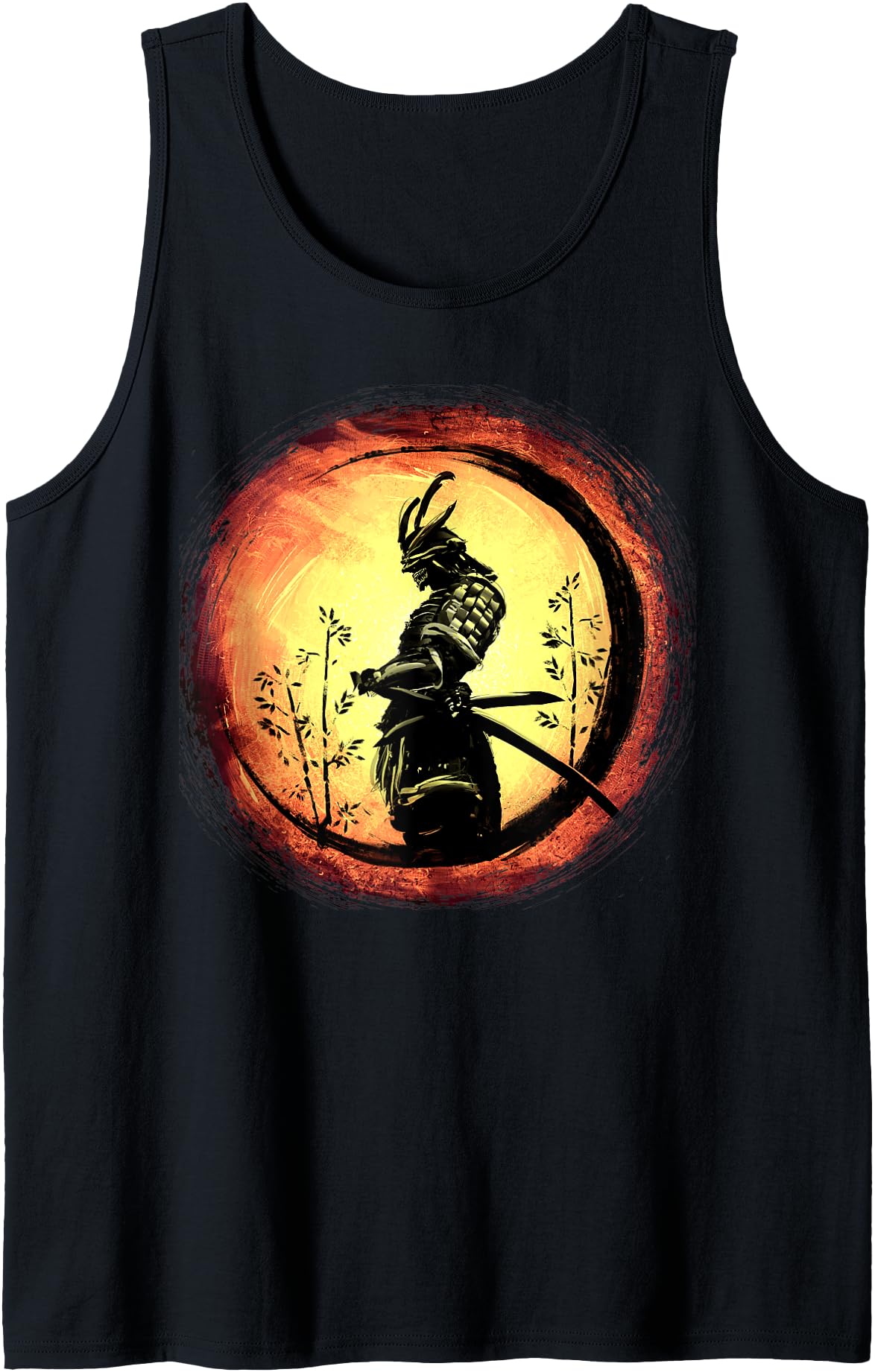 Samurai Bushido Tee Japan Warrior Japanese Retro Art Print Tank Top