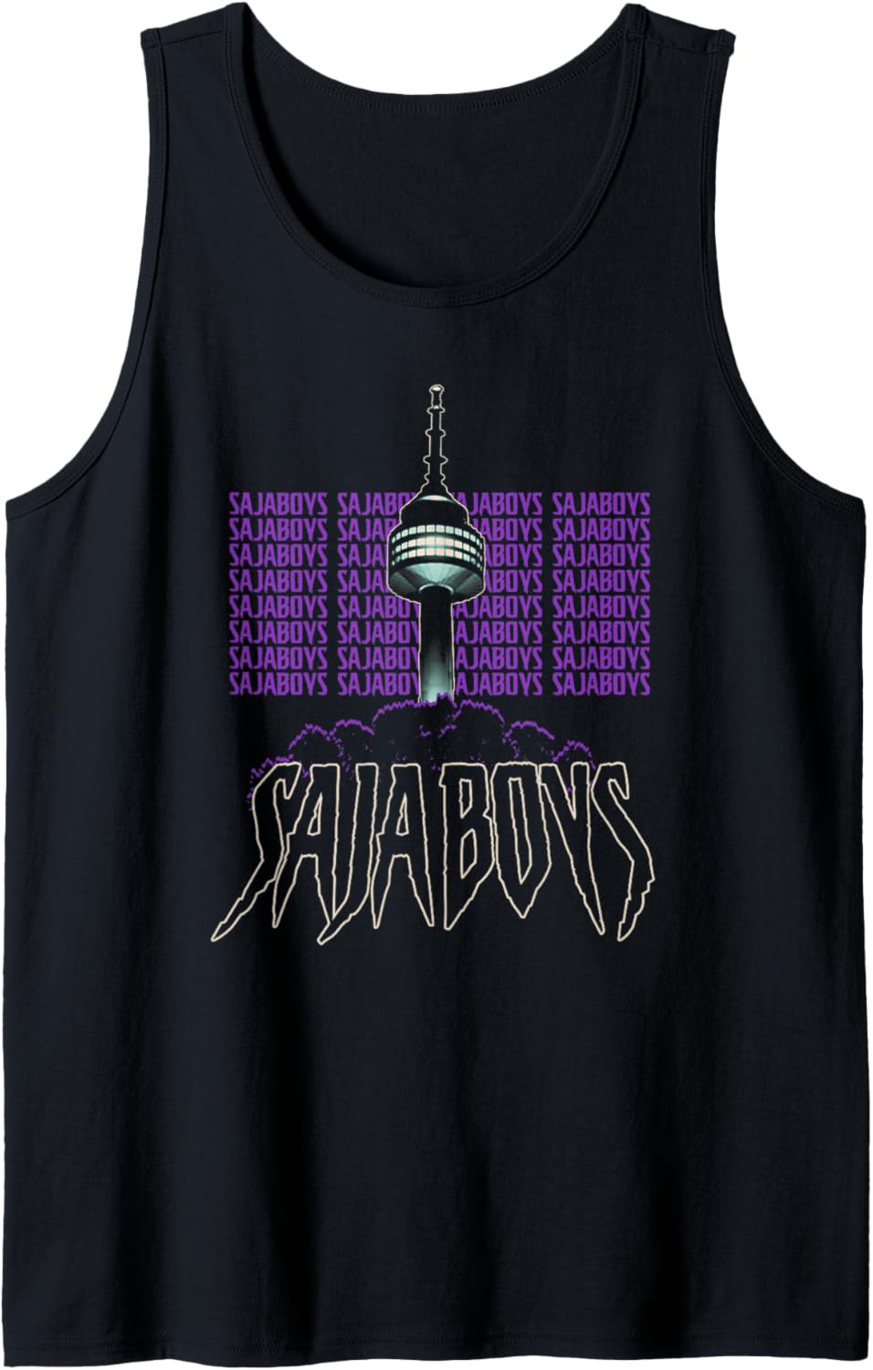 Kpop Demon Hunters Halloween Saja Boys Namsan Tower Tank Top
