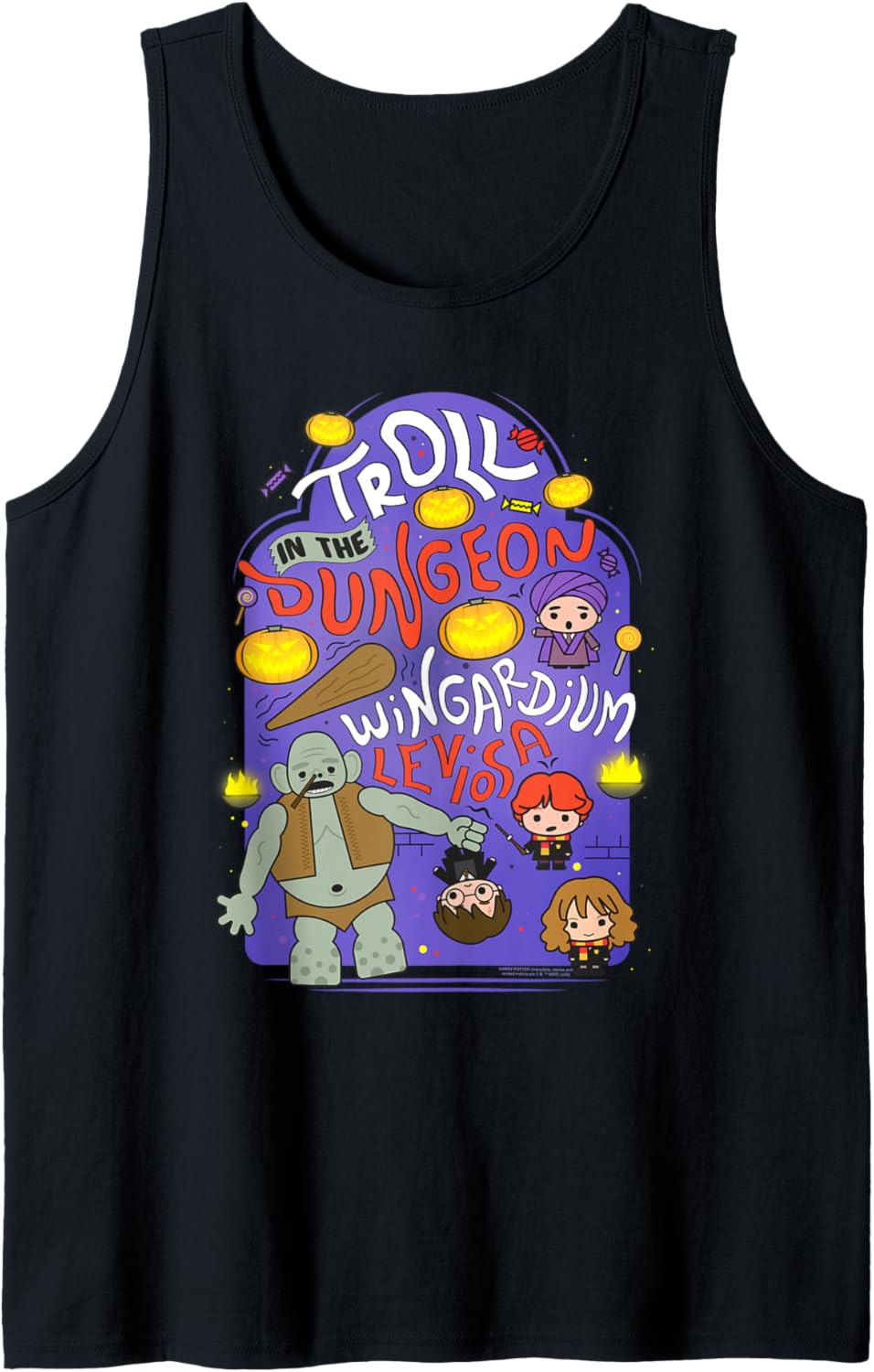 Harry Potter Troll in the Dungeon Chibis Tank Top