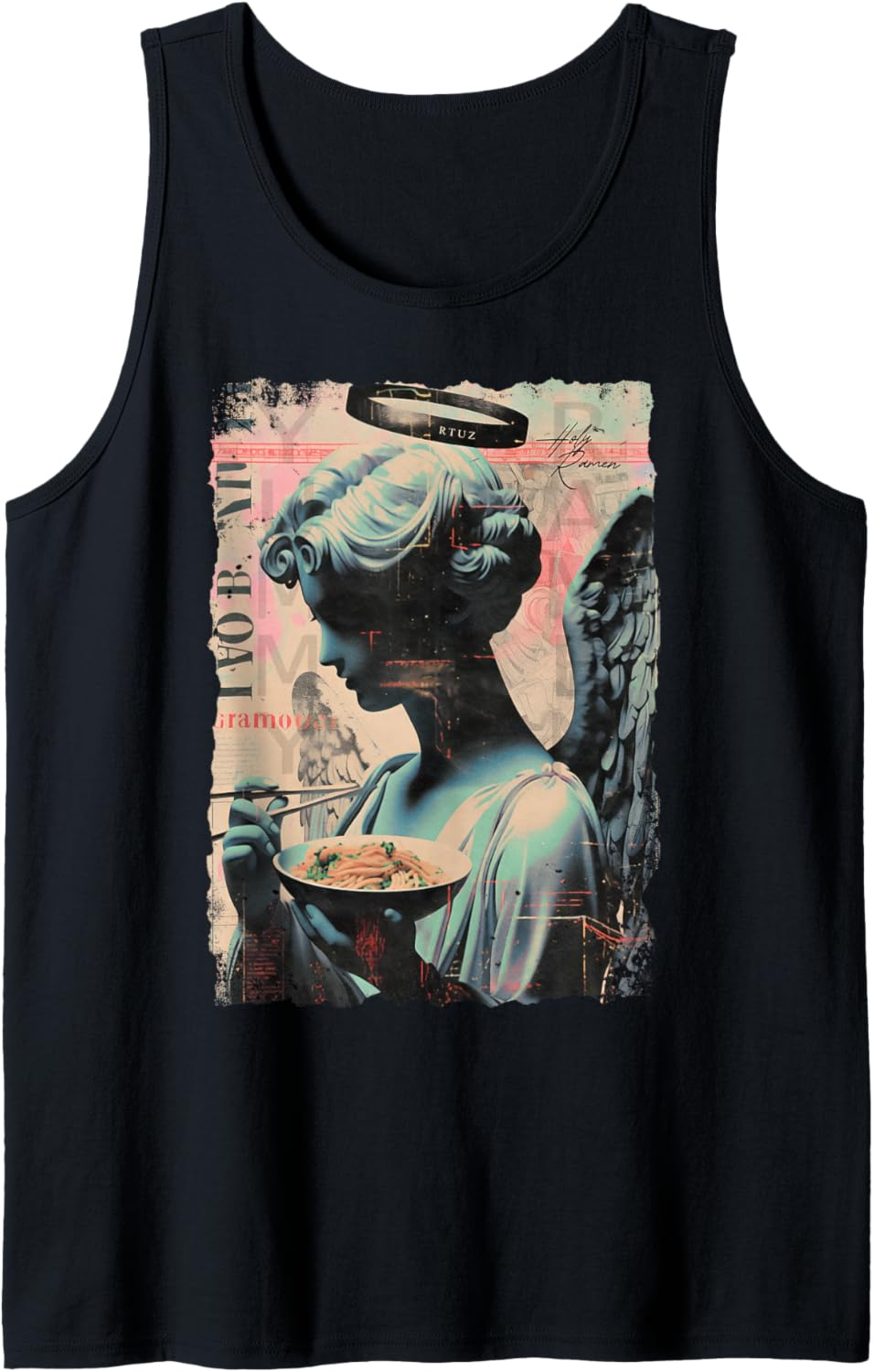 Japanese Ramen Noodles Otaku Y2K Fashion Kawaii Manga Anime Tank Top