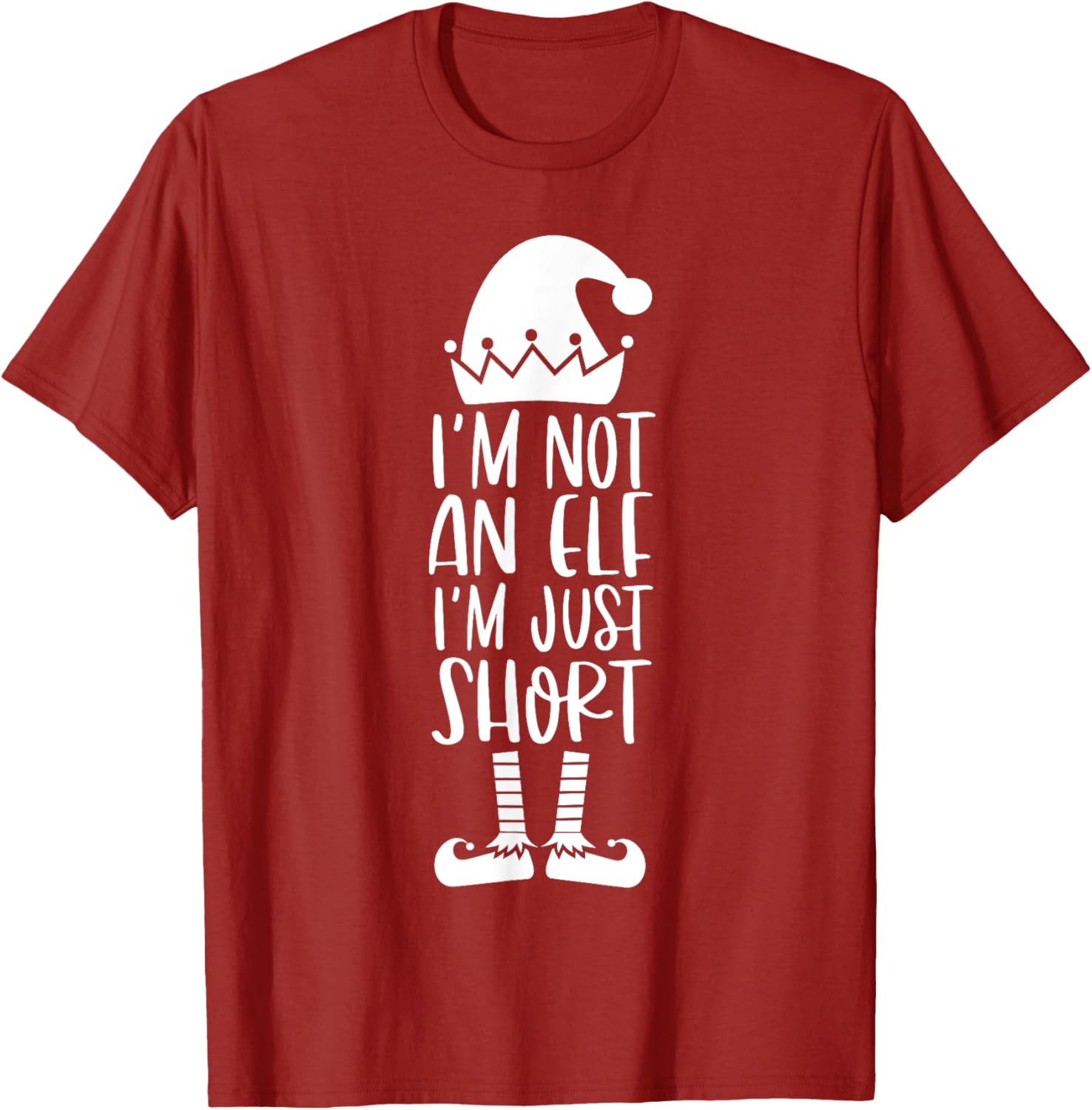I'm Not An Elf I'm Just Short Family Matching Christmas Xmas