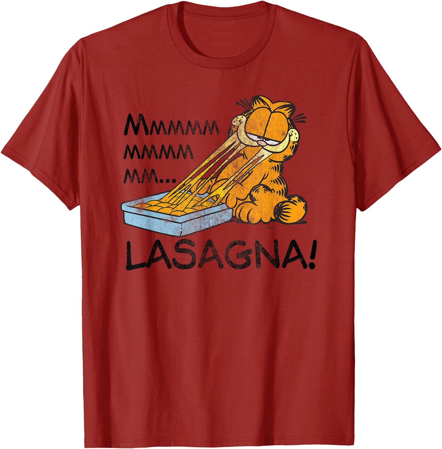 Garfield Lasagna Mmm Cat Cartoon