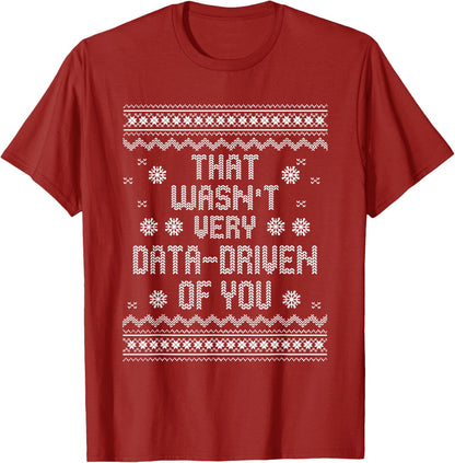 That Wasn't Very Data Driven of You Christmas Xmas Pajamas