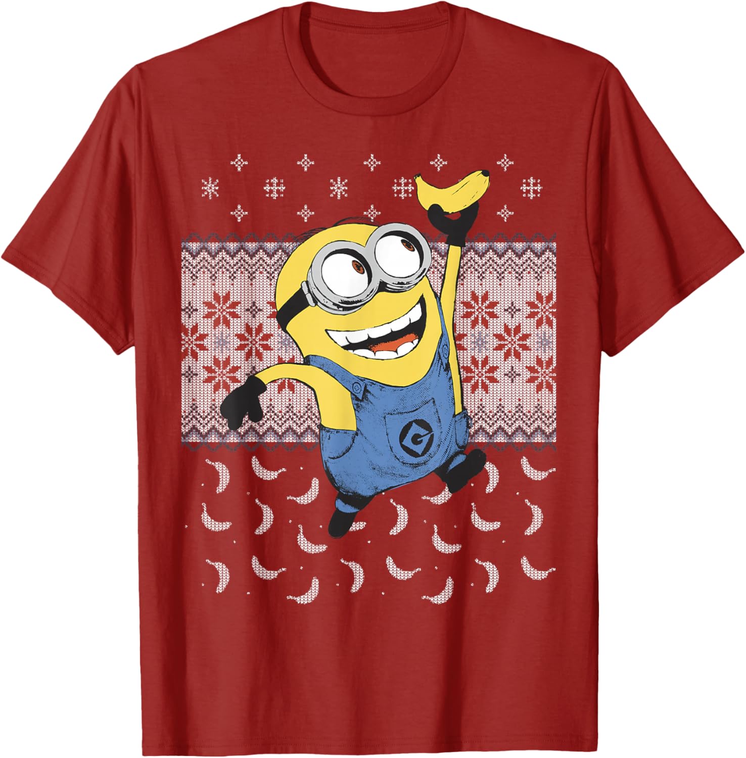Despicable Me Minions Banana Ugly Christmas T-Shirt