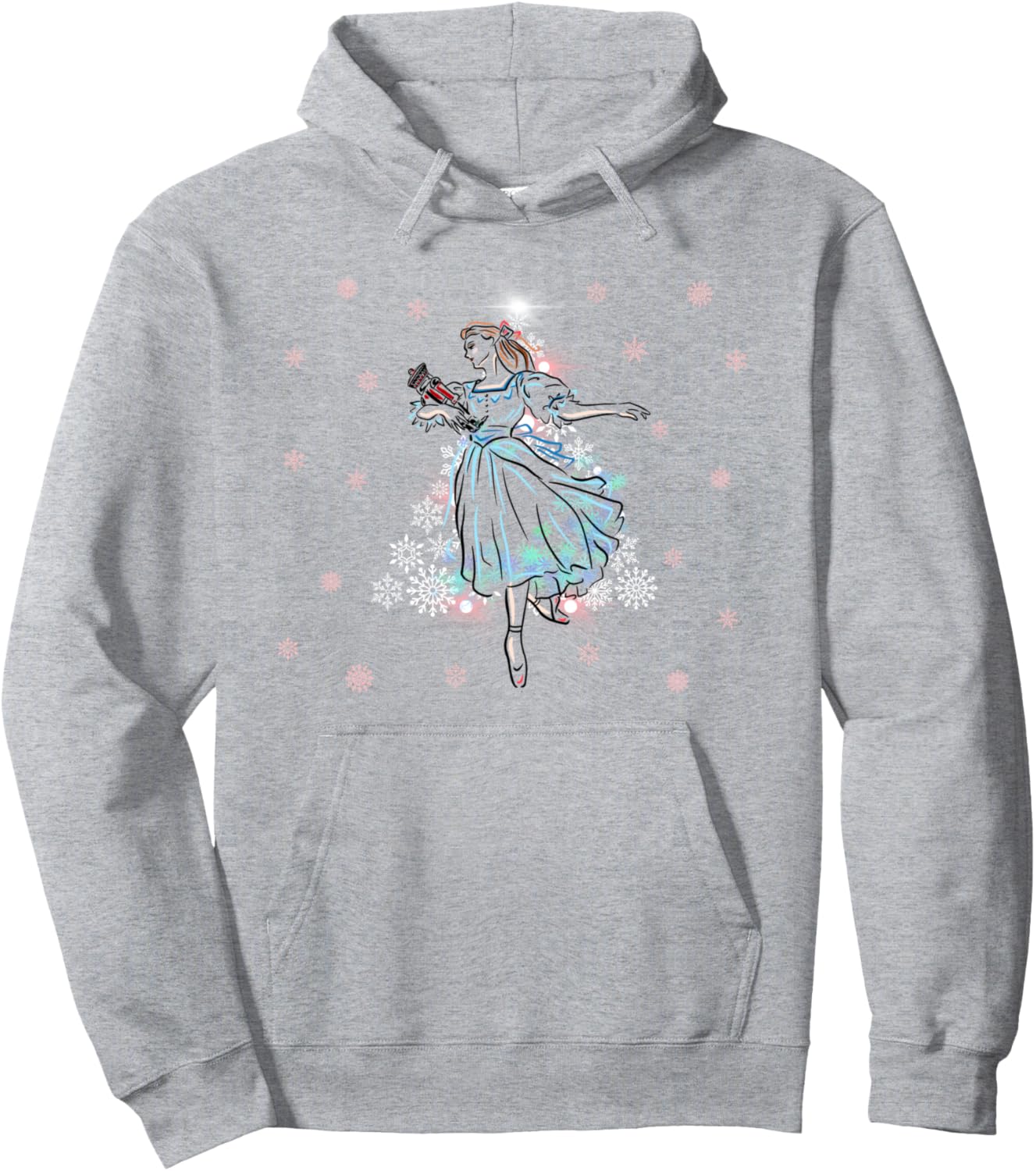 The Nutcracker Ballet and Clara Marie Christmas Tree Dance Pullover Hoodie