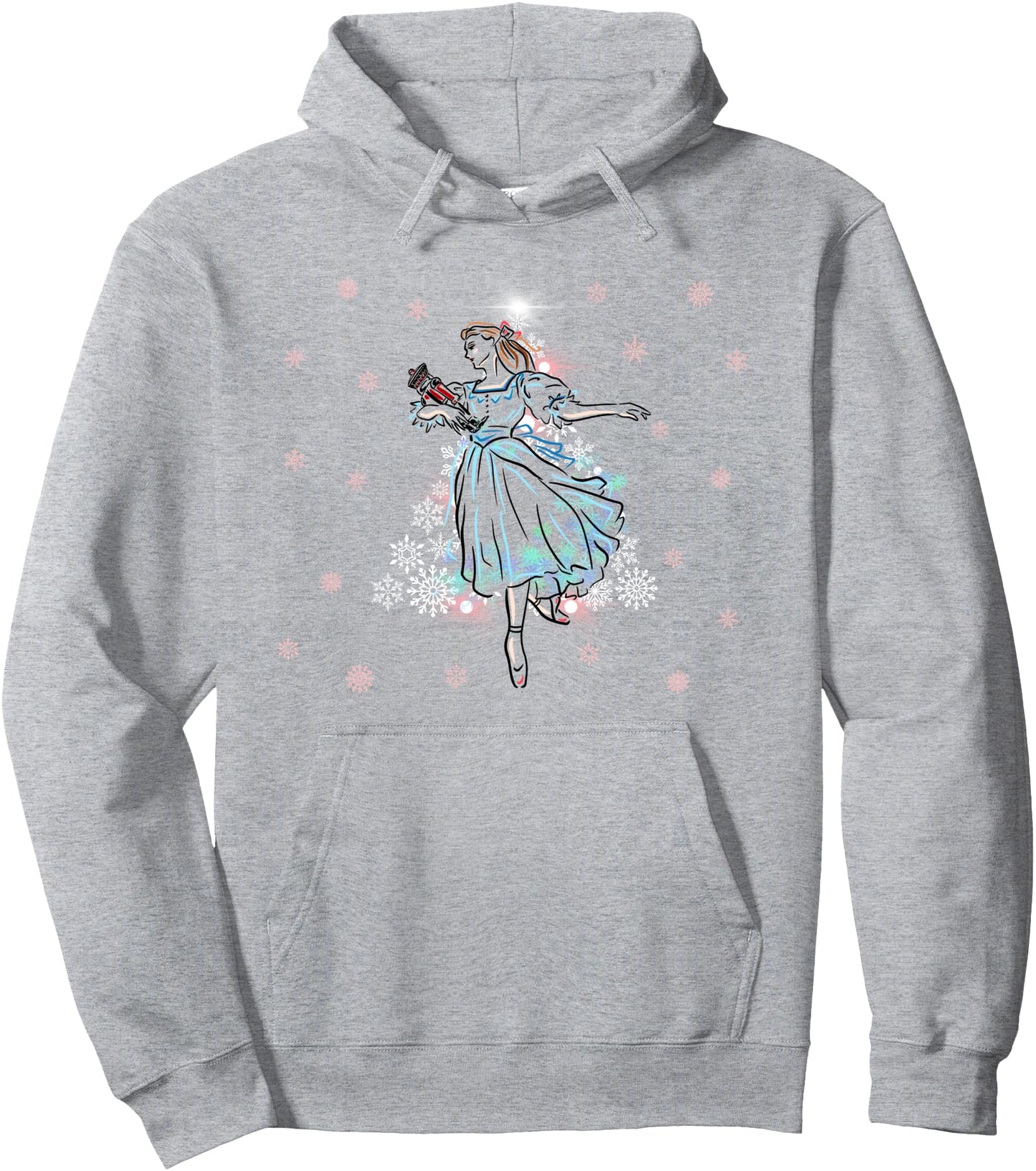 The Nutcracker Ballet and Clara Marie Christmas Tree Dance Pullover Hoodie