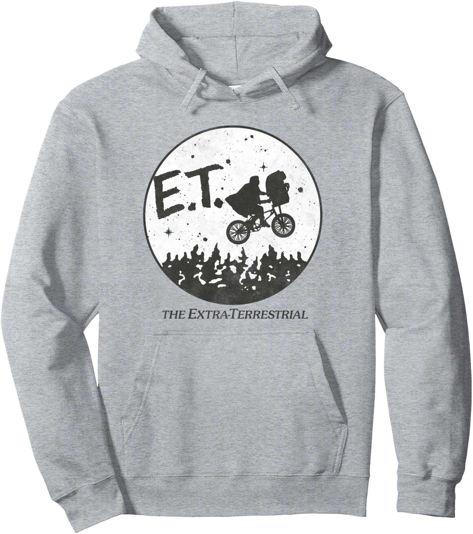E.T. The Extra-Terrestrial Classic Flying Bike Poster Pullover Hoodie