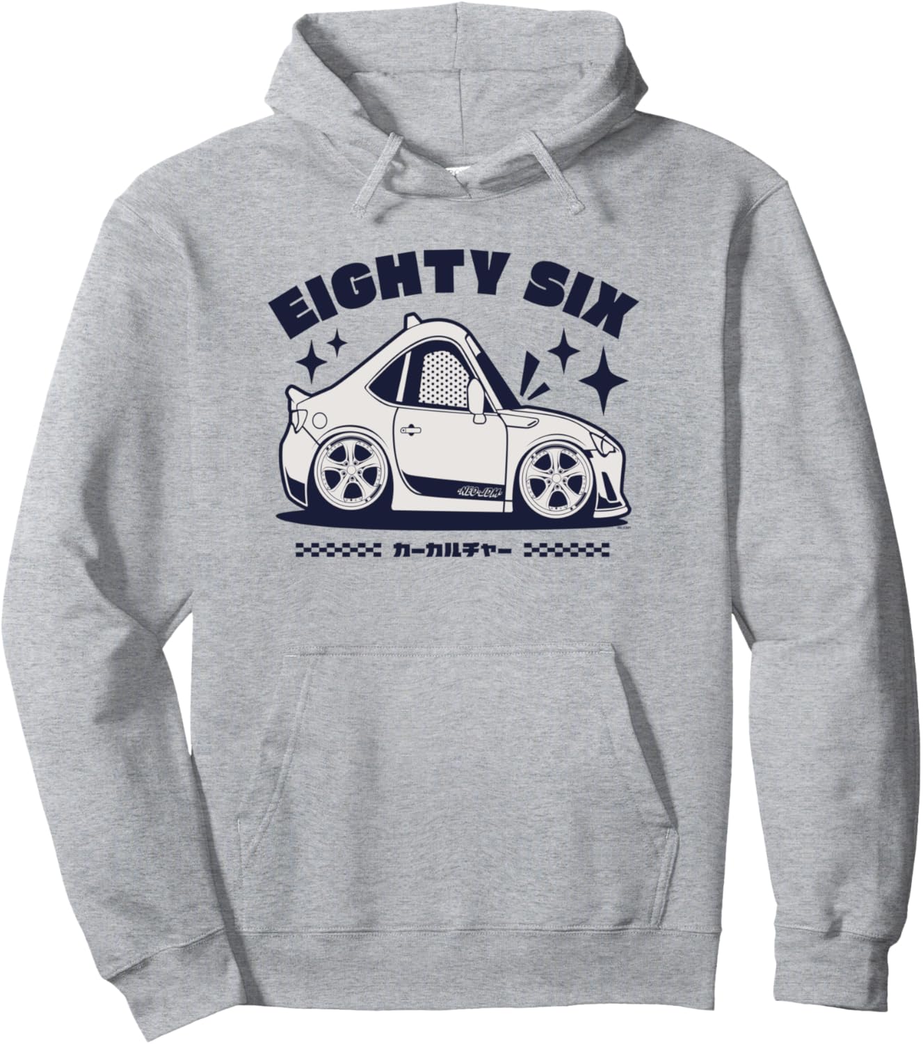 Neo-JDM TY 86 GT FR Chibi Manga 1-Side Graphic Pullover Hoodie