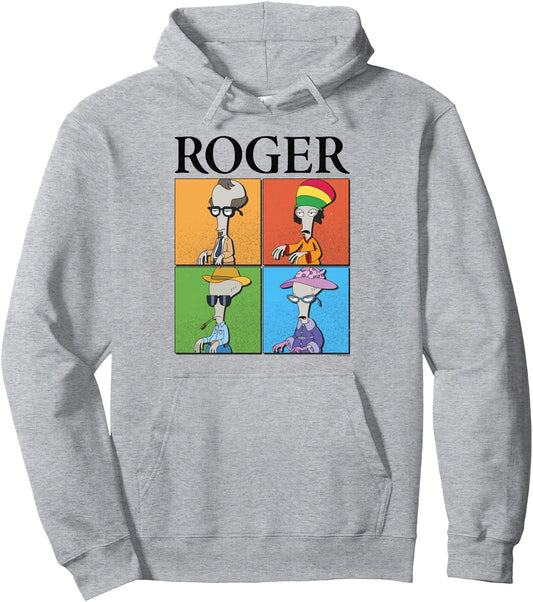 American Dad Roger Disguises Pop Art Cartoon Pullover Hoodie