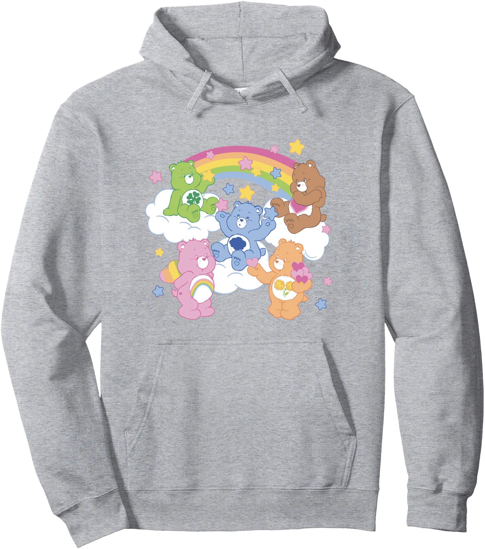Care Bears A Bear For Everyone Rainbow Group Shot Pullover Hoodie