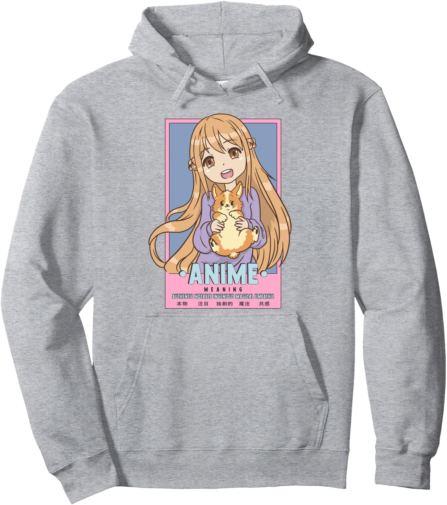 Authentic Notable Ingenious Magical Empathic Anime Meaning Pullover Hoodie